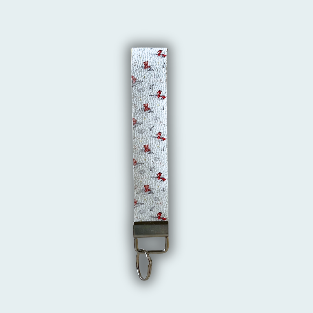 Bears Leather Keychain