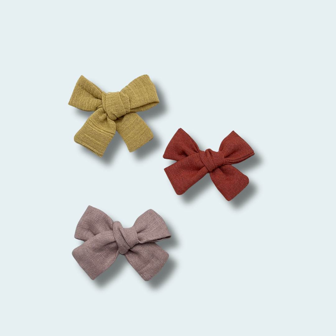 Coloured Pinwheel Bows