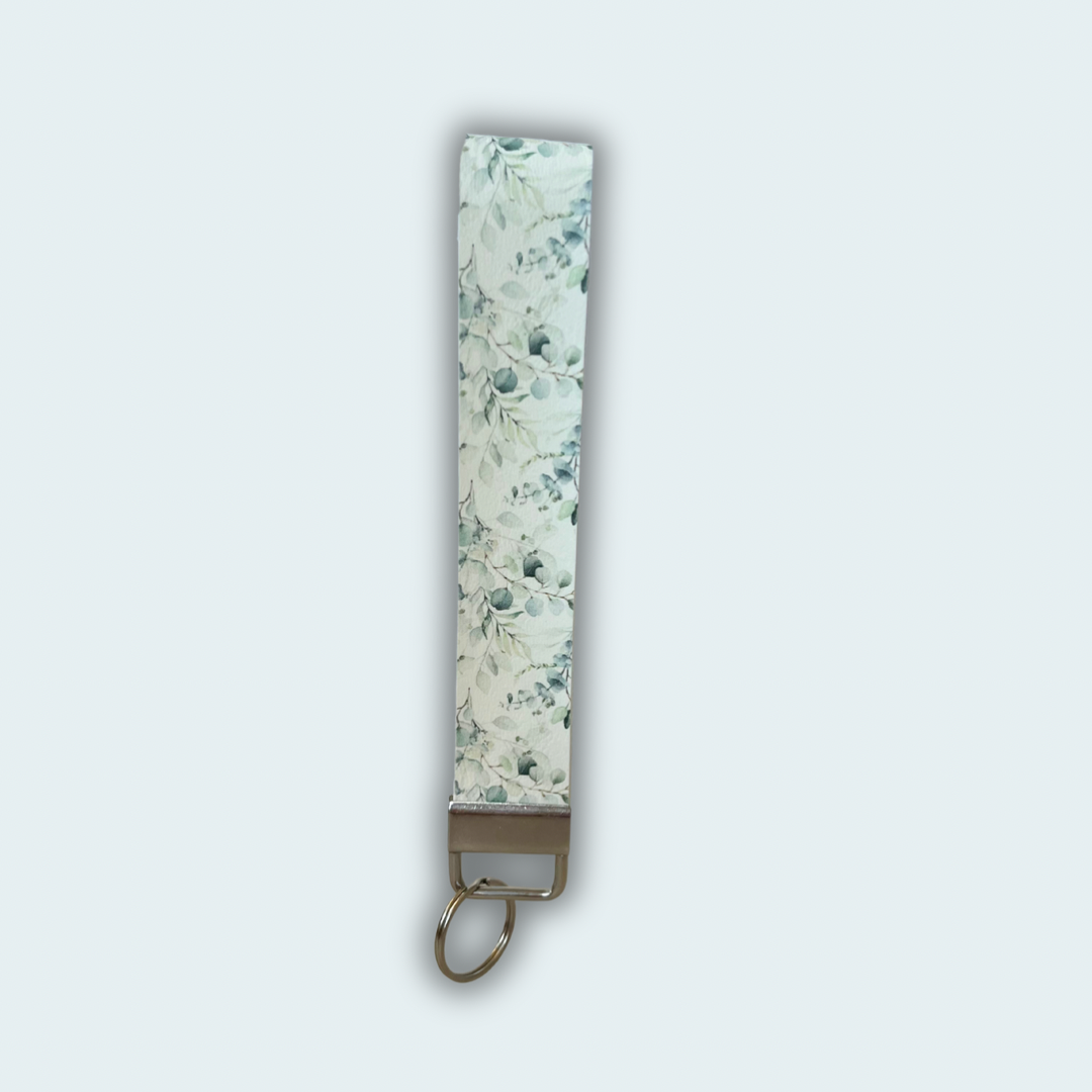 Eucalyptus Leather Keychain