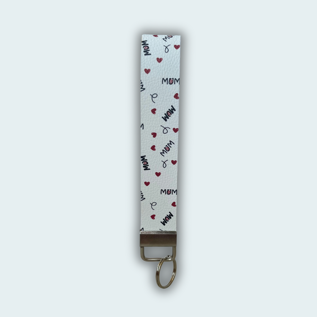 Mum Leather Keychain