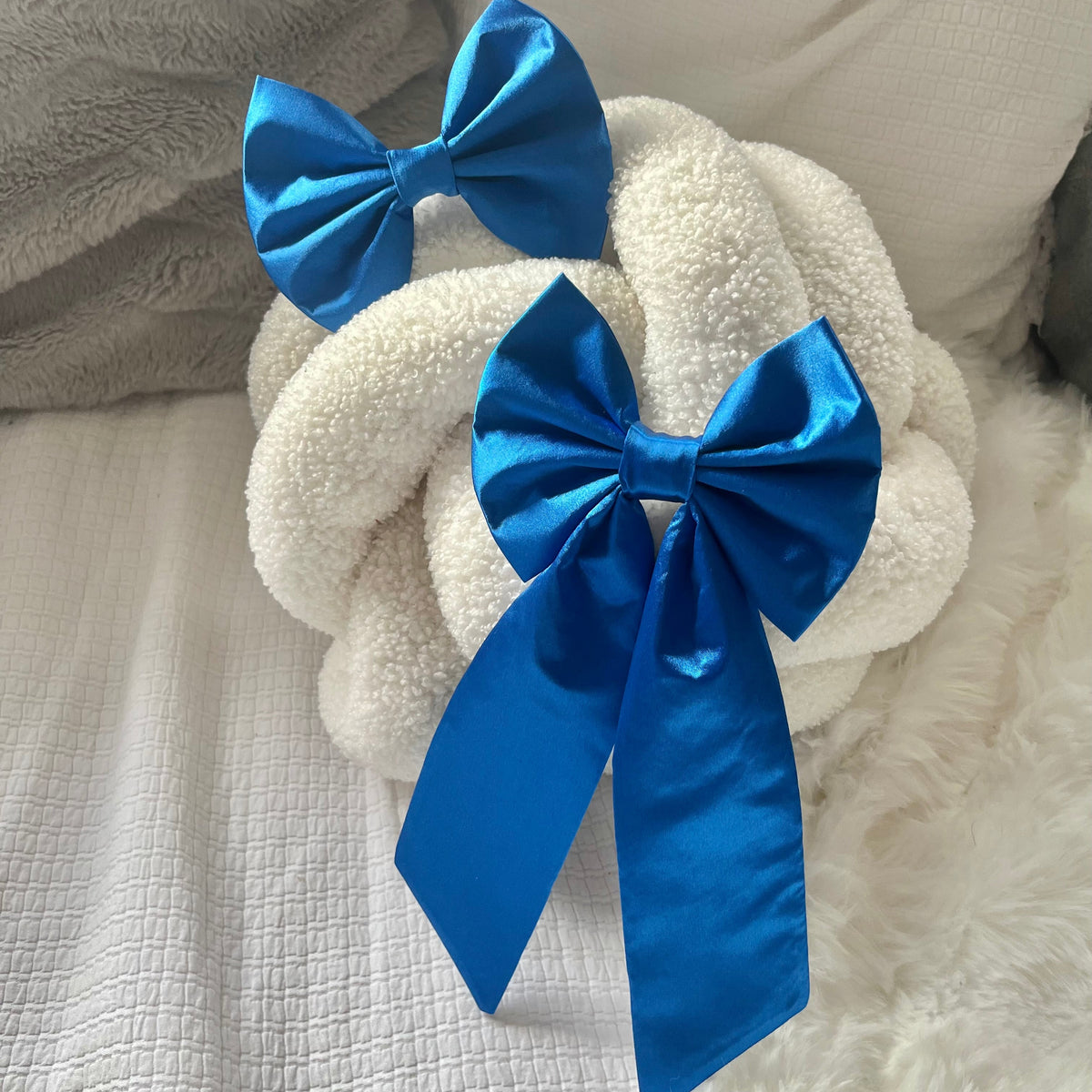 Matching Human and Dog Bow Satin